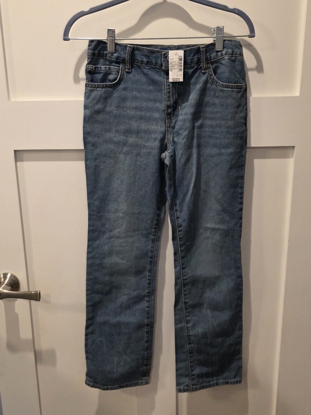 The Children's Place Light Blue Bootcut Jeans - Kids 12 Adjustable Waist